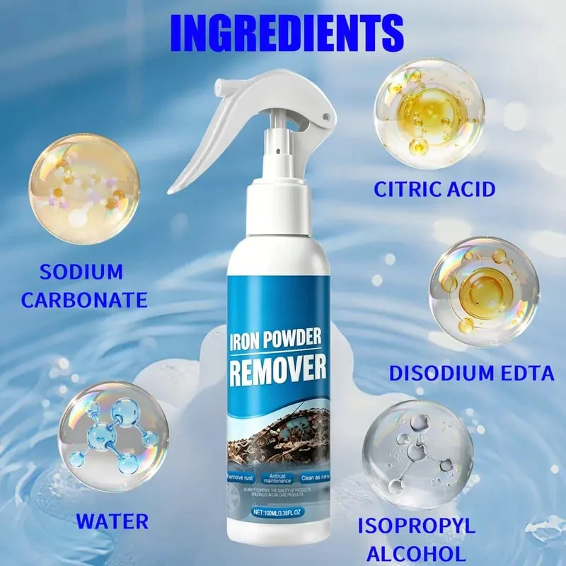 🔥LAST DAY SALE 49% OFF-🚗Automotive Rust Remover Spray 100ML – Fast-Acting Iron & Rust Cleaner for Wheels, Rims, Metal Surfaces🛞