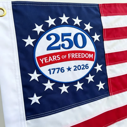 🔥Last Day 49% OFF - 🇺🇸250th Anniversary USA Commemorative Flag (3x5 Ft),Double-Sided Embroidered🦅