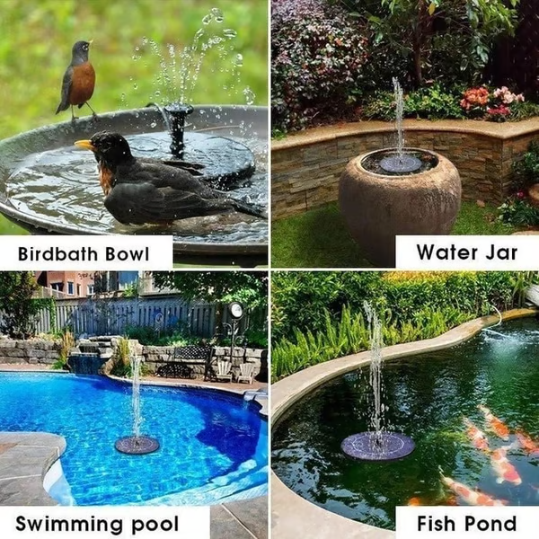Solar-Powered Birdbath Fountain – Bring Your Garden to Life!