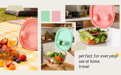 🔥Last Day 49% OFF - 🧺Reusable Silicone Snack Container | Easy to Use, Leakproof for Beach & Picnic🏖️