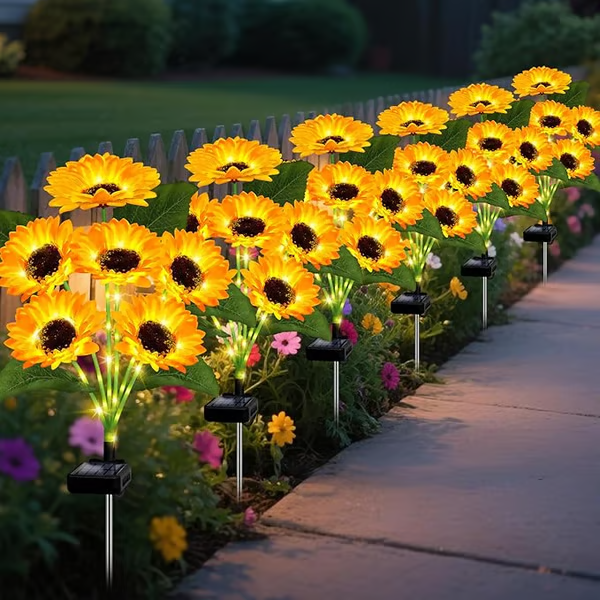 🔥Last Day Sale 49% OFF🔥 - 🌞Solar LED Sunflower Garden Lights🌻