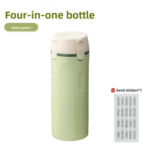 🧳4-in-1 Portable Cosmetic Shampoo Dispenser Storage Bottle