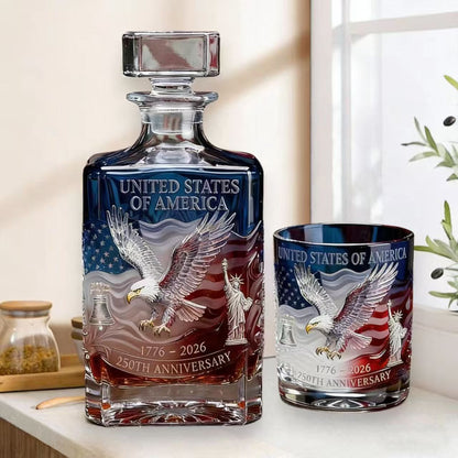 🔥Last Day 49% OFF - ✨🇺🇸Limited Edition 2026 USA 250th Anniversary Commemorative Glass – 1776-2026 Heritage Edition🥂