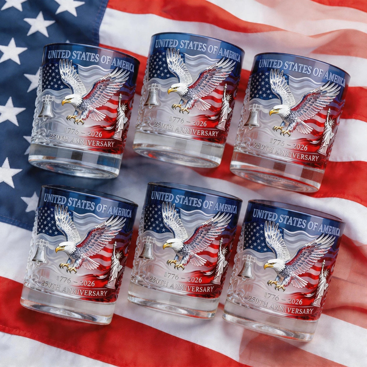 🔥Last Day 49% OFF - ✨🇺🇸Limited Edition 2026 USA 250th Anniversary Commemorative Glass – 1776-2026 Heritage Edition🥂