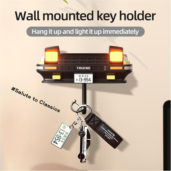 🎁🎉Only $19.99 This Week🌟🎉Pop-up Headlight Car-Themed Wall-Mounted Key Holder