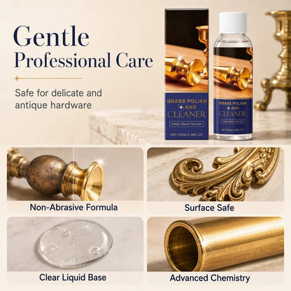 🔥LAST DAY 49% OFF🔥 - TARNISHED BRASS? FIX IT FAST!🔩 Polish & Cleaner – Removes Oxidation, Restores Shine, Gentle on Surfaces – Easy Application! 🧽