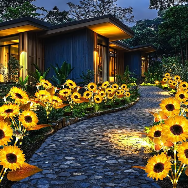 🔥Last Day Sale 49% OFF🔥 - 🌞Solar LED Sunflower Garden Lights🌻