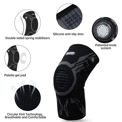 🔥Last Day 50% OFF - 🦵✨Professional Knee Brace With Patella Pad & Side Stabilizers🏃
