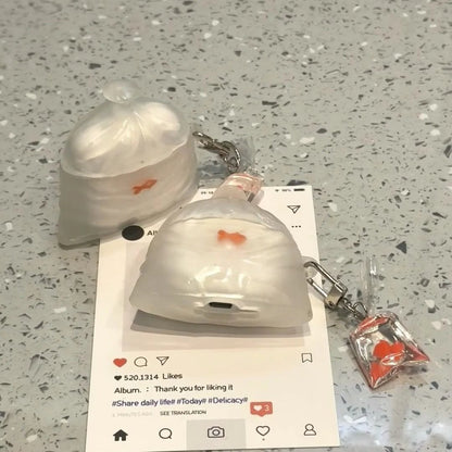 🔥LAST DAY 50% OFF -Gold Fish Airpods Case: Your Daily Dose of Aquatic Cuteness 🐠💧