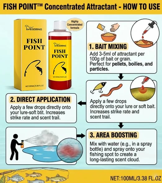 🔥LAST DAY 49% OFF - 🎣 Concentrated Fish Attractant Liquid – 🐟Fast-Acting Red Worm Formula -8JX3
