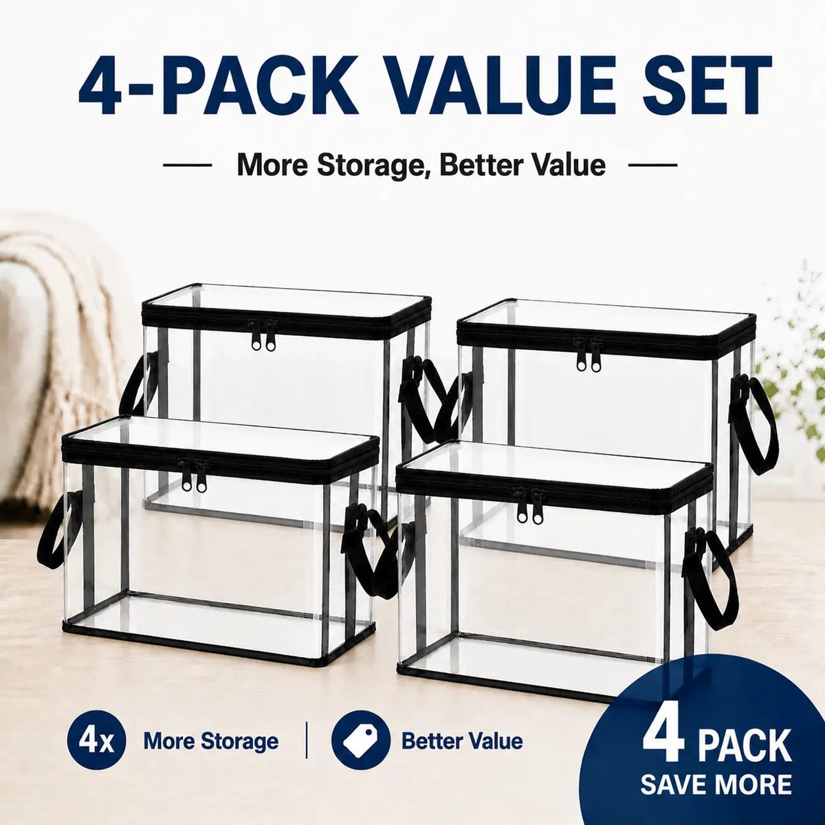 🔥Last Day 50% OFF - 📦Stuffed Storage PVC Organizer Bag Doll Storage Container✨