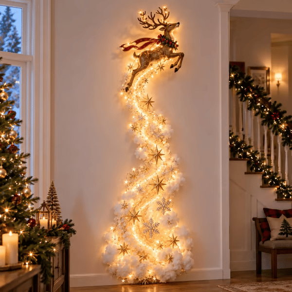 🎁Last Day 49% OFF🎄✨Christmas Magic Trail Wall Light - A Little Christmas Magic, Right on Your Wall