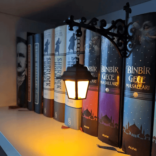 🔥LAST DAY SALE 49% OFF - ✨Library Lantern-Decorative Bookshelf Lighting💡