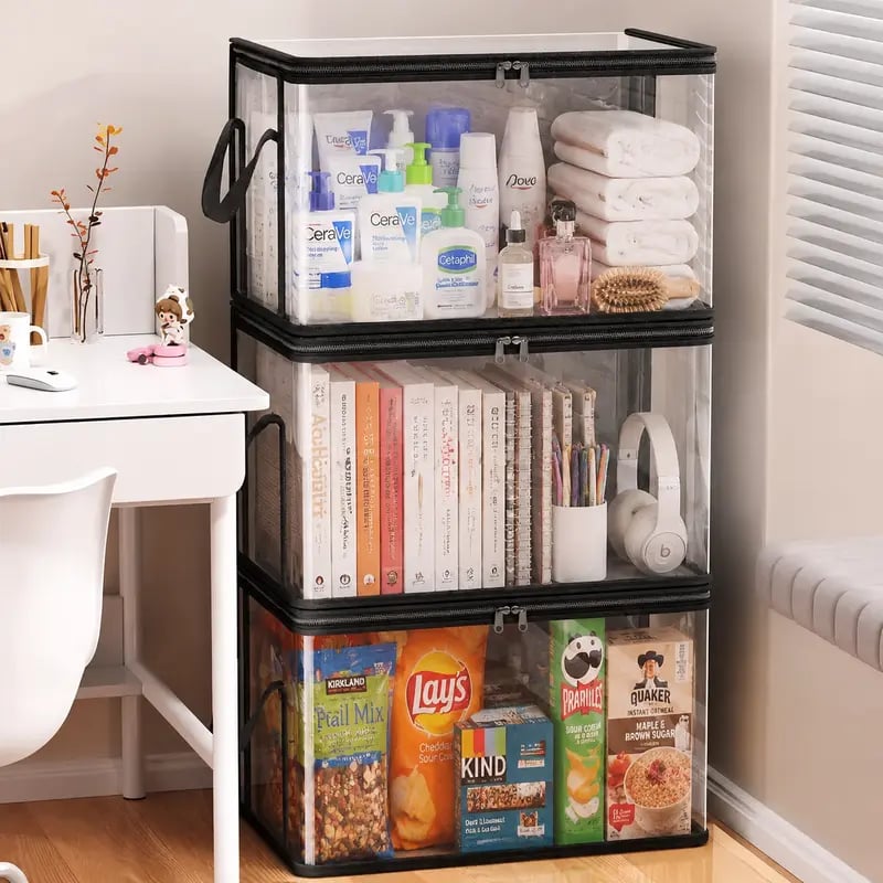 🔥Last Day 50% OFF - 📦Stuffed Storage PVC Organizer Bag Doll Storage Container✨