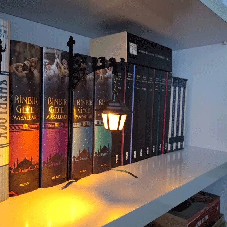 🔥LAST DAY SALE 49% OFF - ✨Library Lantern-Decorative Bookshelf Lighting💡