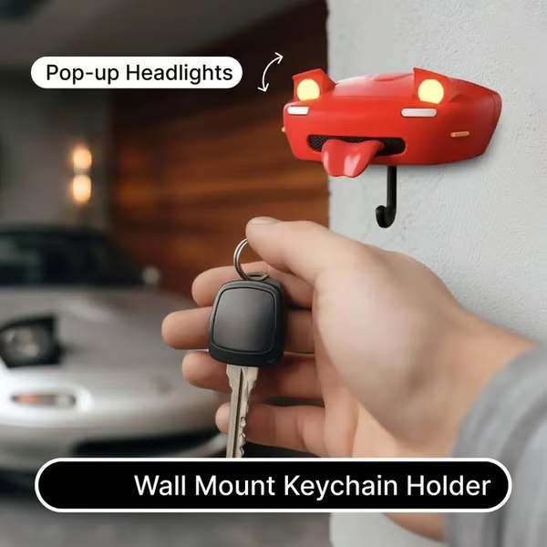 🎁🎉Only $19.99 This Week🌟🎉Pop-up Headlight Car-Themed Wall-Mounted Key Holder