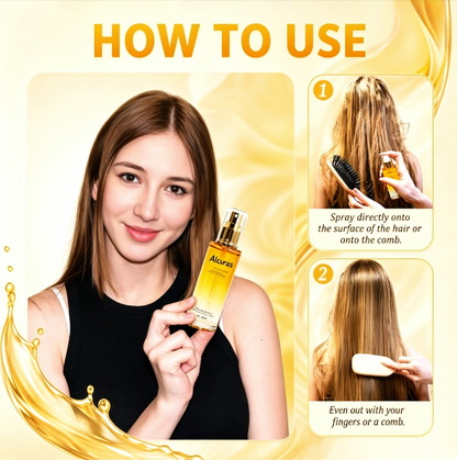 🎉Buy One Get One Free🎁 - ✨💆Smooth & Hair Straightening Conditioning Oil Spray – Anti-Frizz, Deep Hydration, Heat Protection – With Avocado & Jojoba Oil – 72-Hour Fragrance – Sulfate & Paraben Free🎁