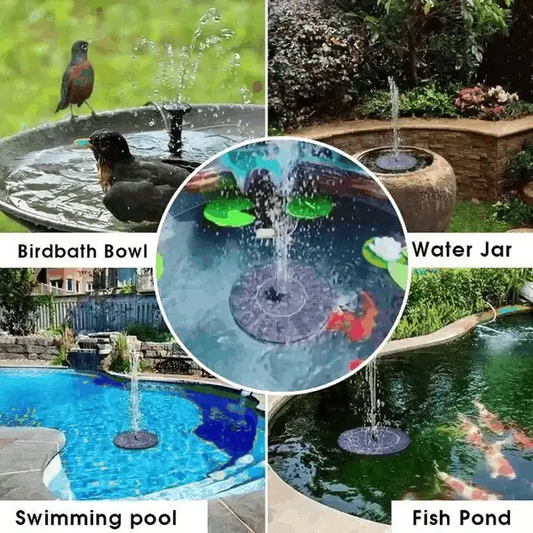 Solar-Powered Birdbath Fountain – Bring Your Garden to Life!