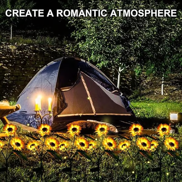 🔥Last Day Sale 49% OFF🔥 - 🌞Solar LED Sunflower Garden Lights🌻