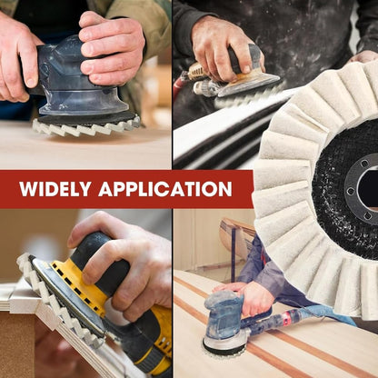 🔥Last Day 49% OFF - 🪵Premium Wool Felt Polishing Flap Disc for Angle Grinders - Mirror Finish Made Easy🔧