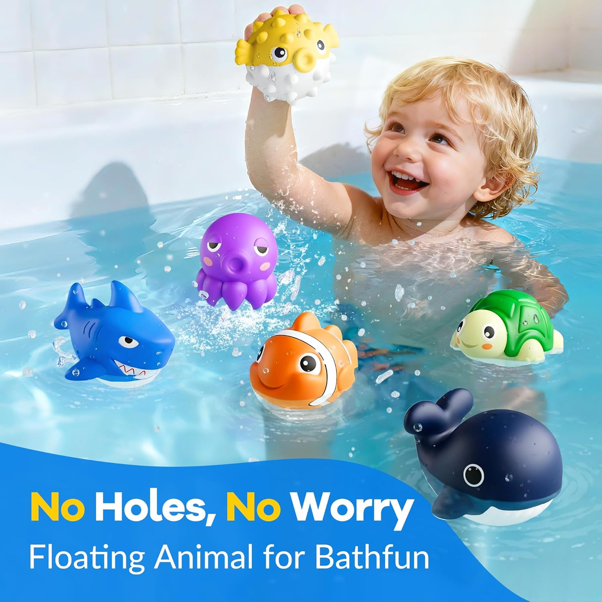 🔥LAST DAY 49% OFF - ✨🏊Diving Toy Set with Sinking Animals🐬💦