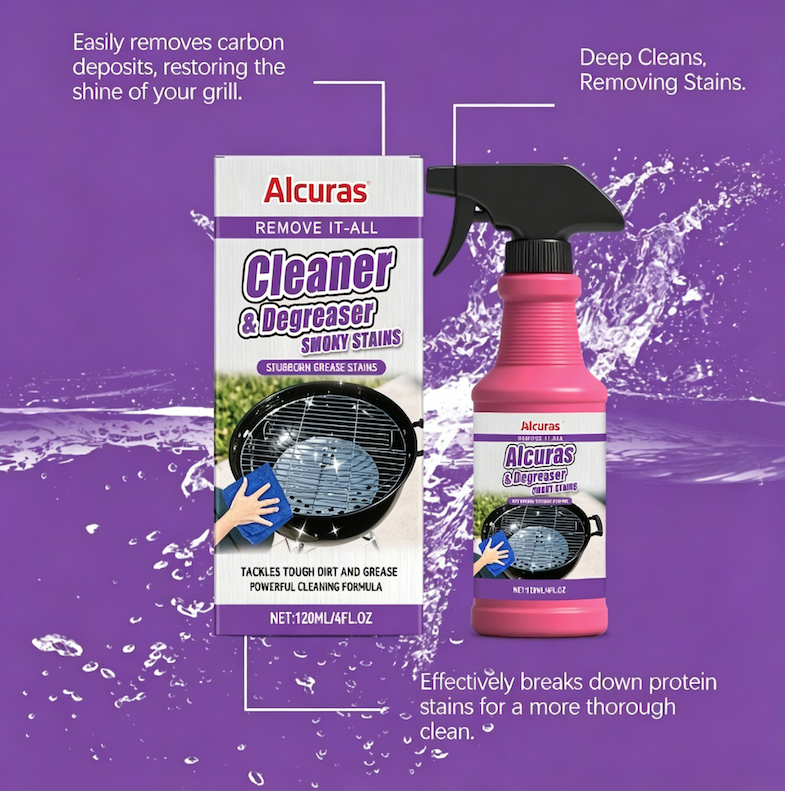 🔥LAST DAY SALE 49% OFF-🍖🧼Fast-Acting Heavy-Duty Grill Degreaser Spray✨