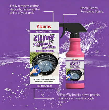 🔥LAST DAY SALE 49% OFF-🍖🧼Fast-Acting Heavy-Duty Grill Degreaser Spray✨