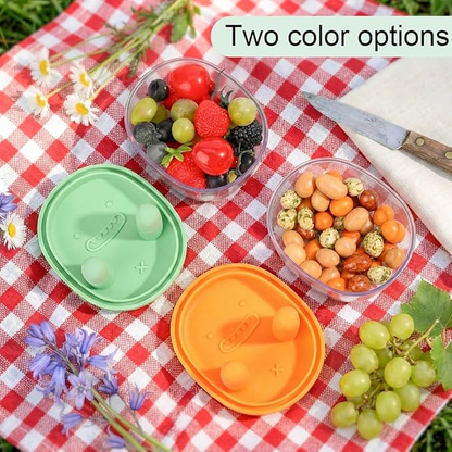 🔥Last Day 49% OFF - 🧺Reusable Silicone Snack Container | Easy to Use, Leakproof for Beach & Picnic🏖️