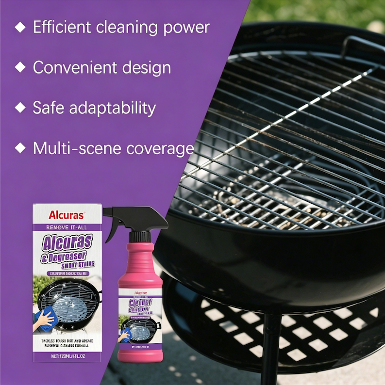 🔥LAST DAY SALE 49% OFF-🍖🧼Fast-Acting Heavy-Duty Grill Degreaser Spray✨