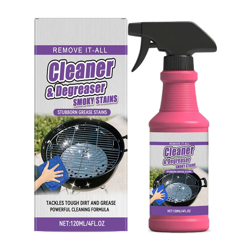 🔥LAST DAY SALE 49% OFF-🍖🧼Fast-Acting Heavy-Duty Grill Degreaser Spray✨