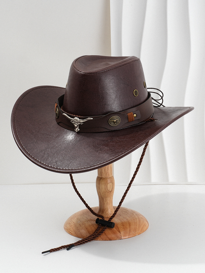 🔥Last Day 25% OFF🤠Daisy’s Premium Handcrafted Leather Cattleman Hat – Authentic Western Outback Style 🤠🌵