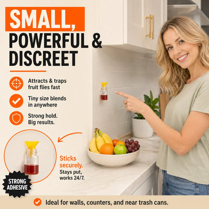 🔥LAST DAY 49% OFF🔥 - ✨Ultra-Strong Fruit Fly Trap - User Friendly  (Up to 3 Weeks per Bottle)