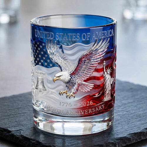 🔥Last Day 49% OFF - ✨🇺🇸Limited Edition 2026 USA 250th Anniversary Commemorative Glass – 1776-2026 Heritage Edition🥂