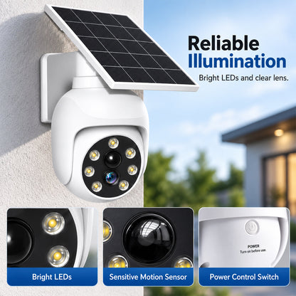 🔥LAST DAY 49% OFF - ⏰Solar-Powered Simulated Surveillance Camera Street Light👀
