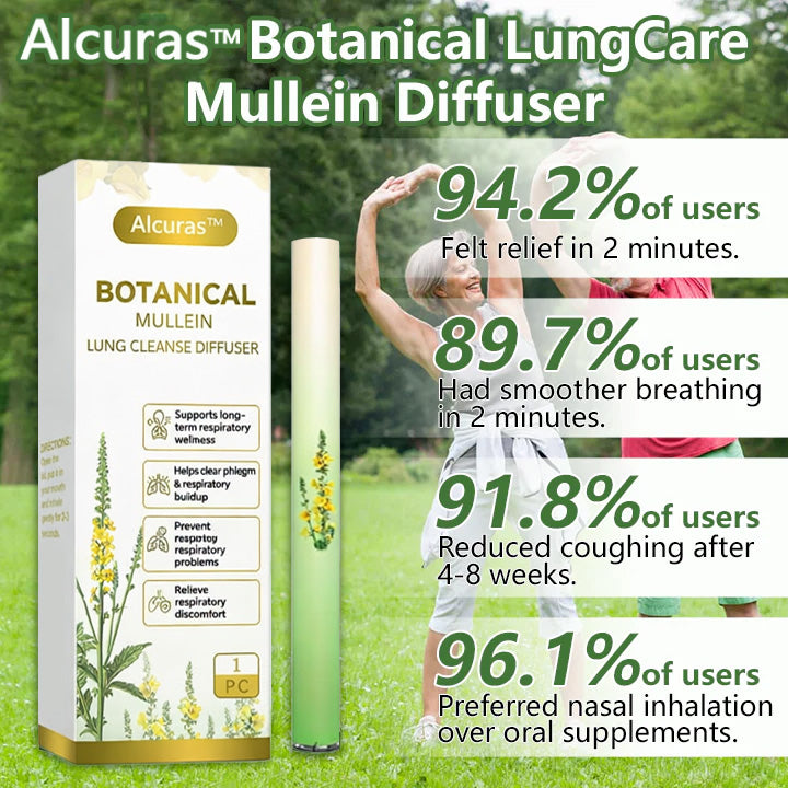 🔥Last Day 49% OFF🔥 - 🌿Alcuras™ Botanical LungCare Mullein Diffuser🍃
