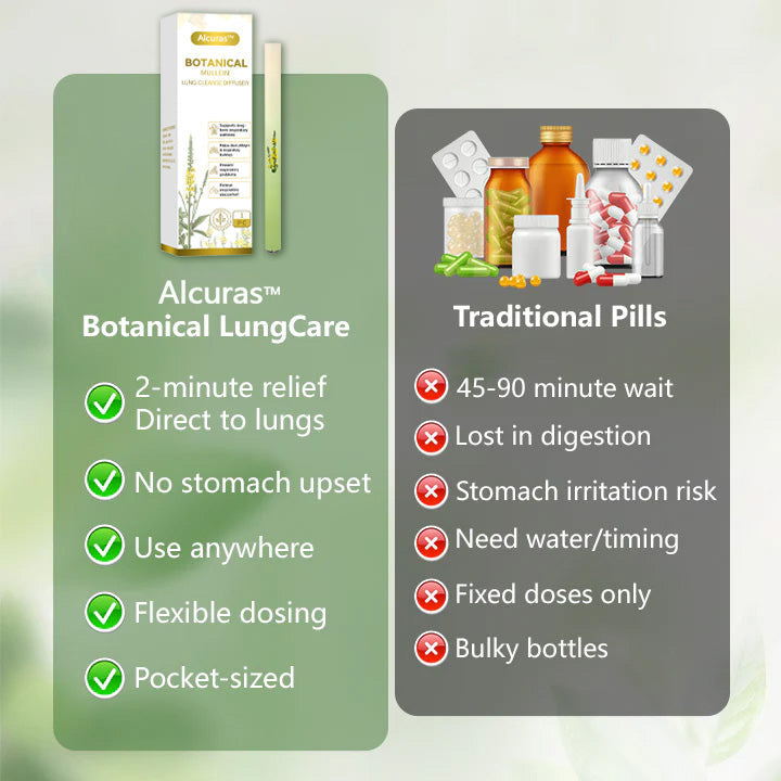 🔥Last Day 49% OFF🔥 - 🌿Alcuras™ Botanical LungCare Mullein Diffuser🍃