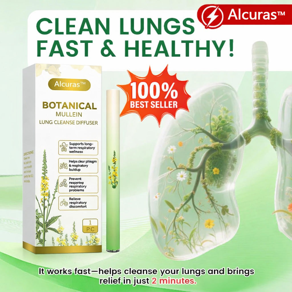 🔥Last Day 49% OFF🔥 - 🌿Alcuras™ Botanical LungCare Mullein Diffuser🍃