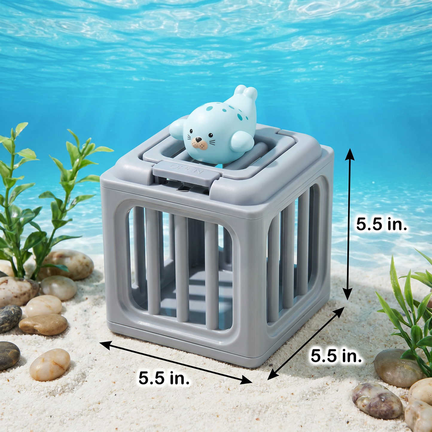 🔥LAST DAY 49% OFF - ✨🏊Diving Toy Set with Sinking Animals🐬💦