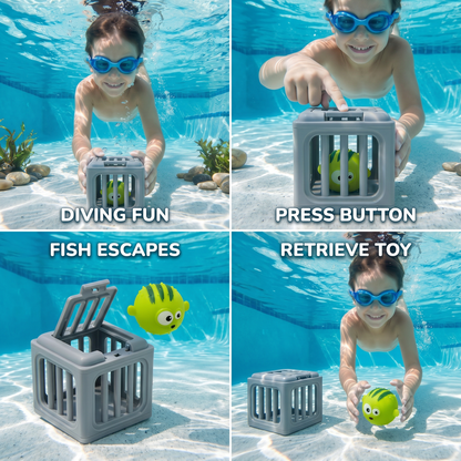 🔥LAST DAY 49% OFF - ✨🏊Diving Toy Set with Sinking Animals🐬💦