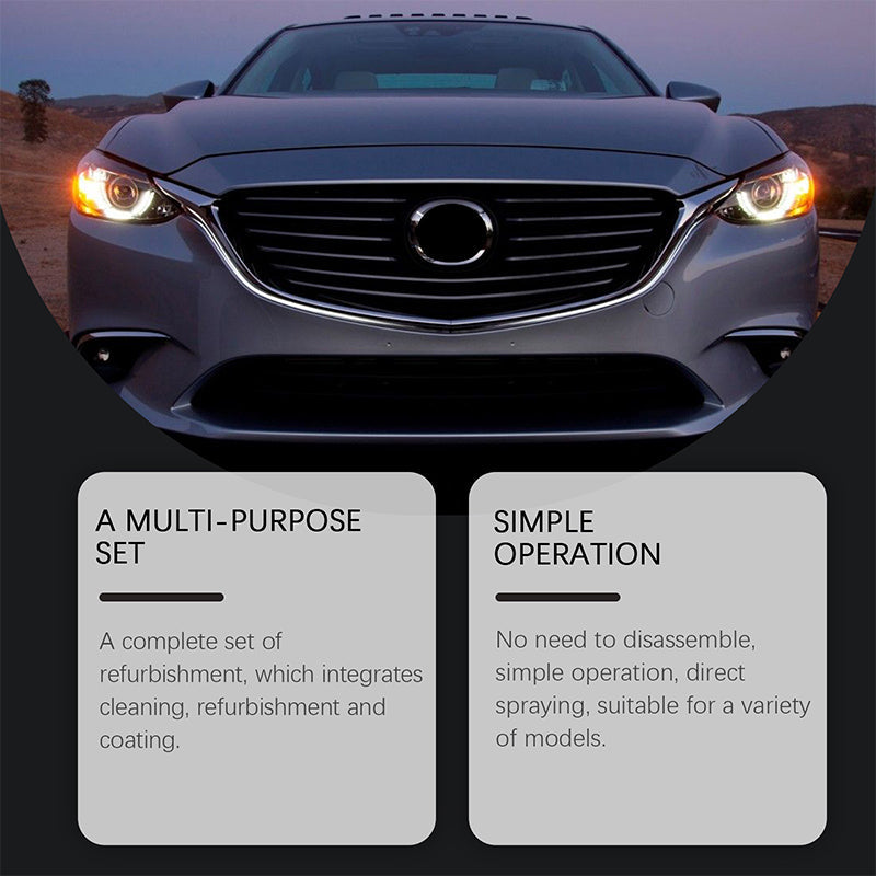 🔥LAST DAY 49% OFF - 🚘 Automotive Headlamp Restoration Fluid, blurring enhanced crystalline coating refurbisher
