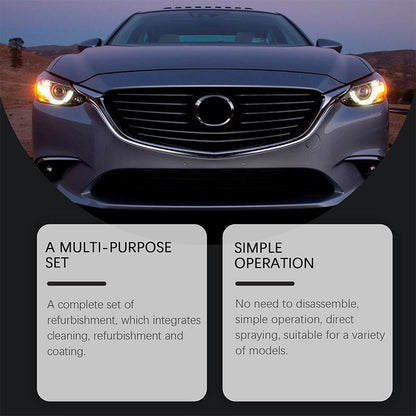 🔥LAST DAY 49% OFF - 🚘 Automotive Headlamp Restoration Fluid, blurring enhanced crystalline coating refurbisher