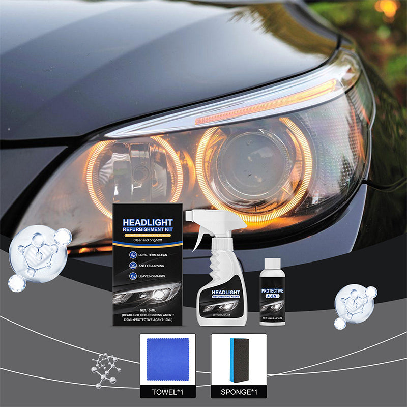 🔥LAST DAY 49% OFF - 🚘 Automotive Headlamp Restoration Fluid, blurring enhanced crystalline coating refurbisher