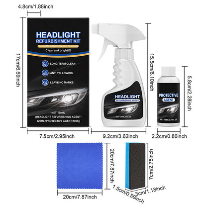 🔥LAST DAY 49% OFF - 🚘 Automotive Headlamp Restoration Fluid, blurring enhanced crystalline coating refurbisher