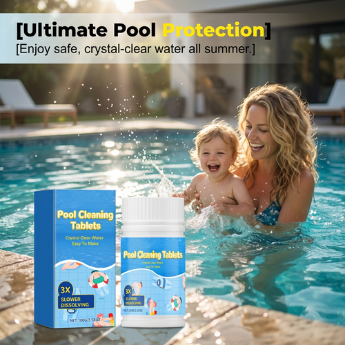 🔥LAST DAY 49% OFF - ✨🏊‍♂️Pool Cleaning Tablets for Crystal Clear Water💦