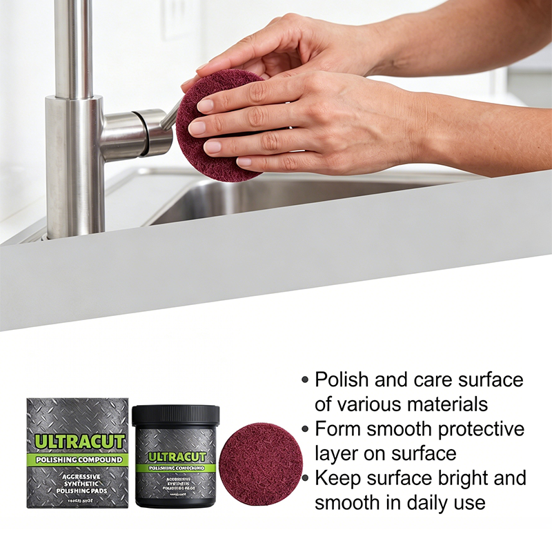 🔥LAST DAY 49% OFF - 🚗All-in-One Surface Restoration Polish with Pad🏠🛋️